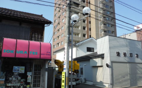 会津若松市内町内会様防犯灯LED化工事